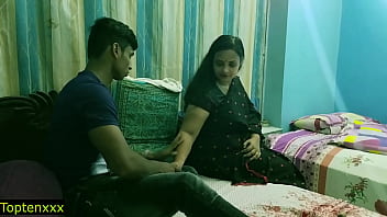 Desi Teen brother having anal sex with hot milf bhabhi! !  Indian real spice video