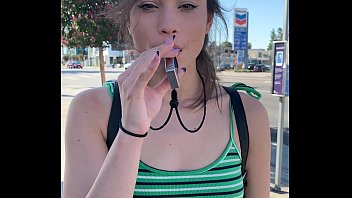 Full Video Young Latina Liv Wild Picked Up For VAPING and Sucking Cock in Public